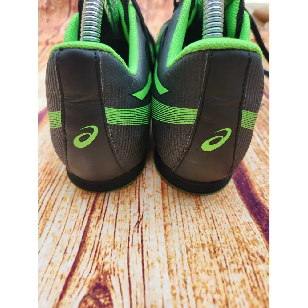 ASICS Hyper MD 6 Track Field Running Shoes‎ Spikes Green Black Men Size 12